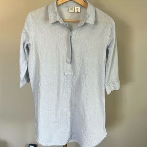 100% cotton sleep shirt womens size small Artisian NY